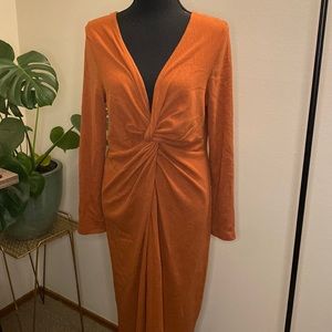 Showpo Knot Front Maxi Dress